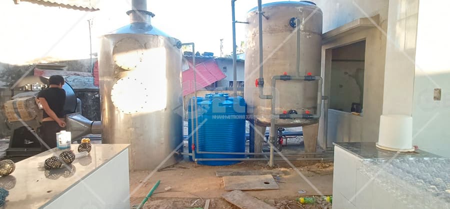 Công trình xử lý nước thải chợ cá Lý Sơn