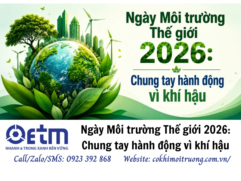 Ngày Môi trường Thế giới 2026: Chung tay hành động vì khí hậu