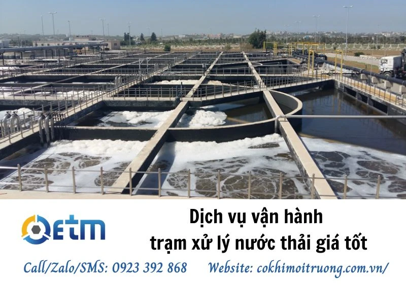 Dịch vụ vận hành trạm xử lý nước thải giá tốt