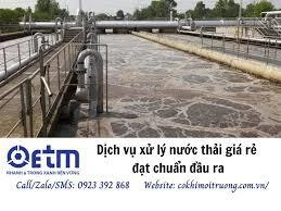 Dịch vụ xử lý nước thải giá rẻ đạt chuẩn đầu ra