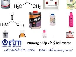 Phương pháp xử lý hơi axeton đơn giản, hiệu quả