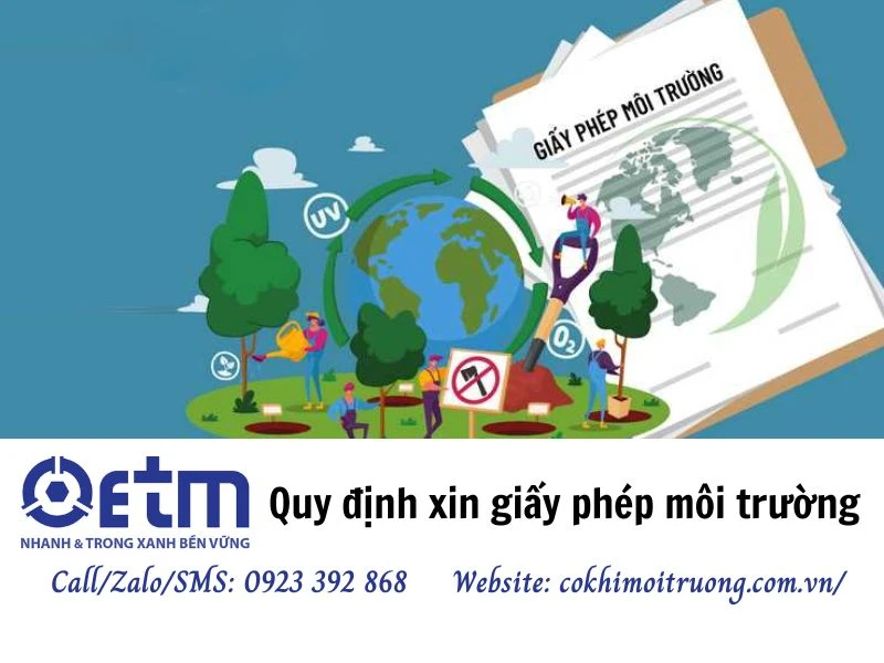 Quy định xin giấy phép môi trường năm 2025