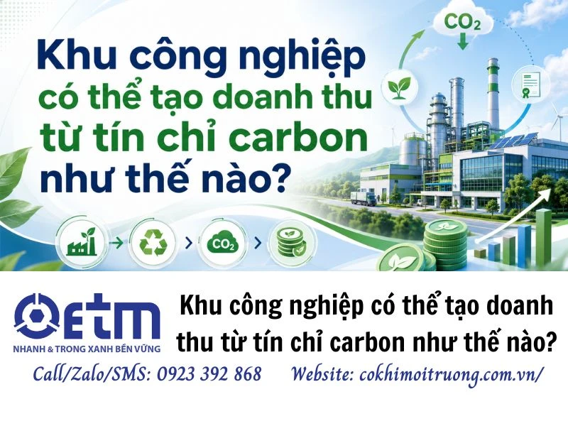 Khu công nghiệp có thể tạo doanh thu từ tín chỉ carbon như thế nào?