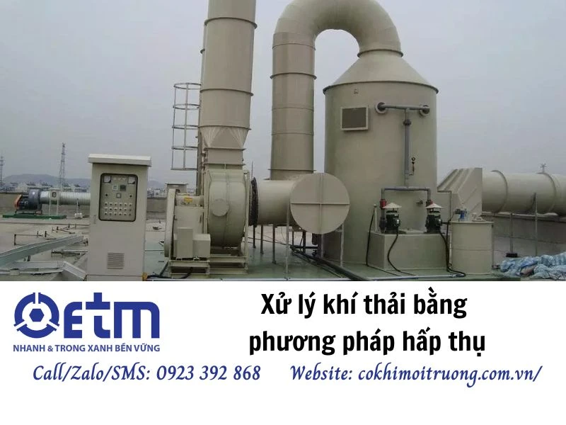 Xử lý khí thải bằng phương pháp hấp thụ