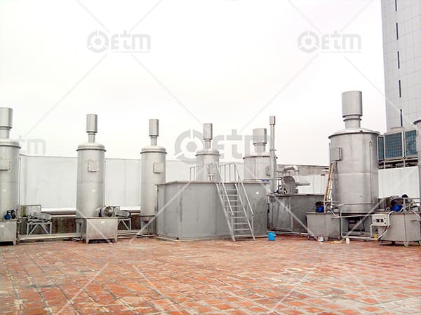 Công trình xử lý khí thải tòa nhà Dầu khí