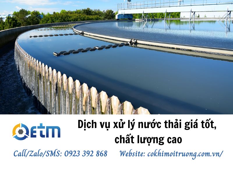Dịch vụ xử lý nước thải giá tốt, chất lượng cao
