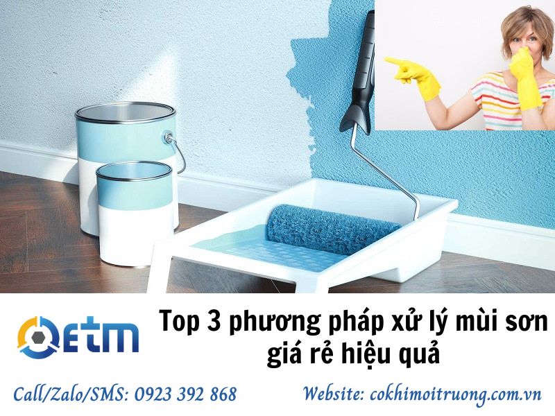 phương pháp xử lý mùi sơn