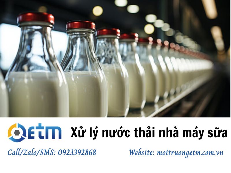 Xử lý nước thải nhà máy sữa