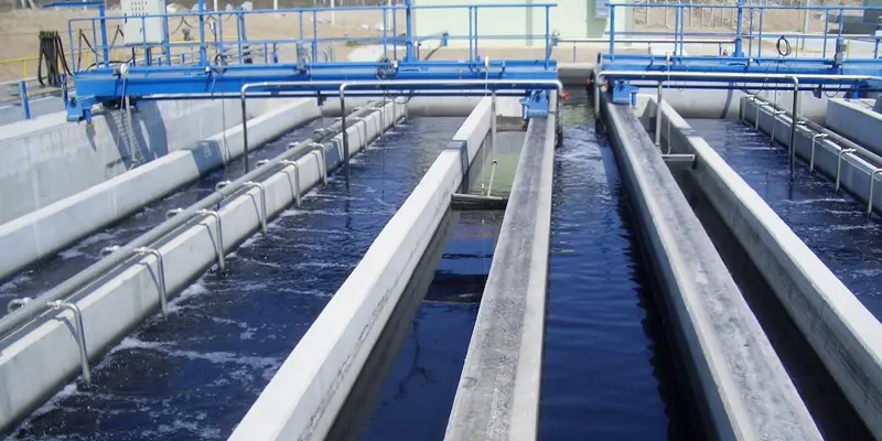 cấu trúc hệ thống xử lý nước thải quy mô lớn