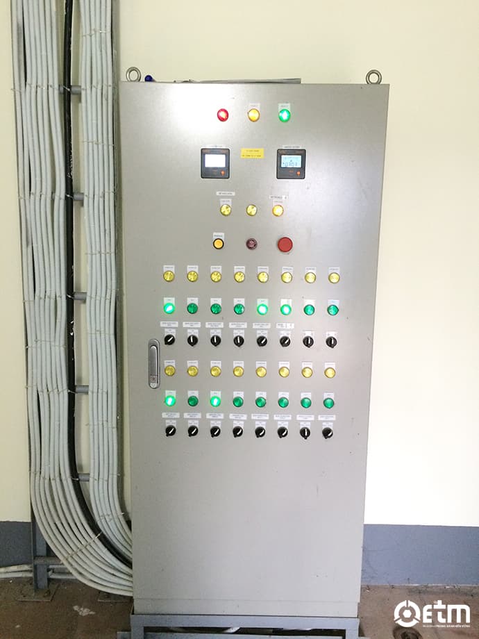 Công trình xử lý nước thải sản xuất thực phẩm GOC - Tủ điện